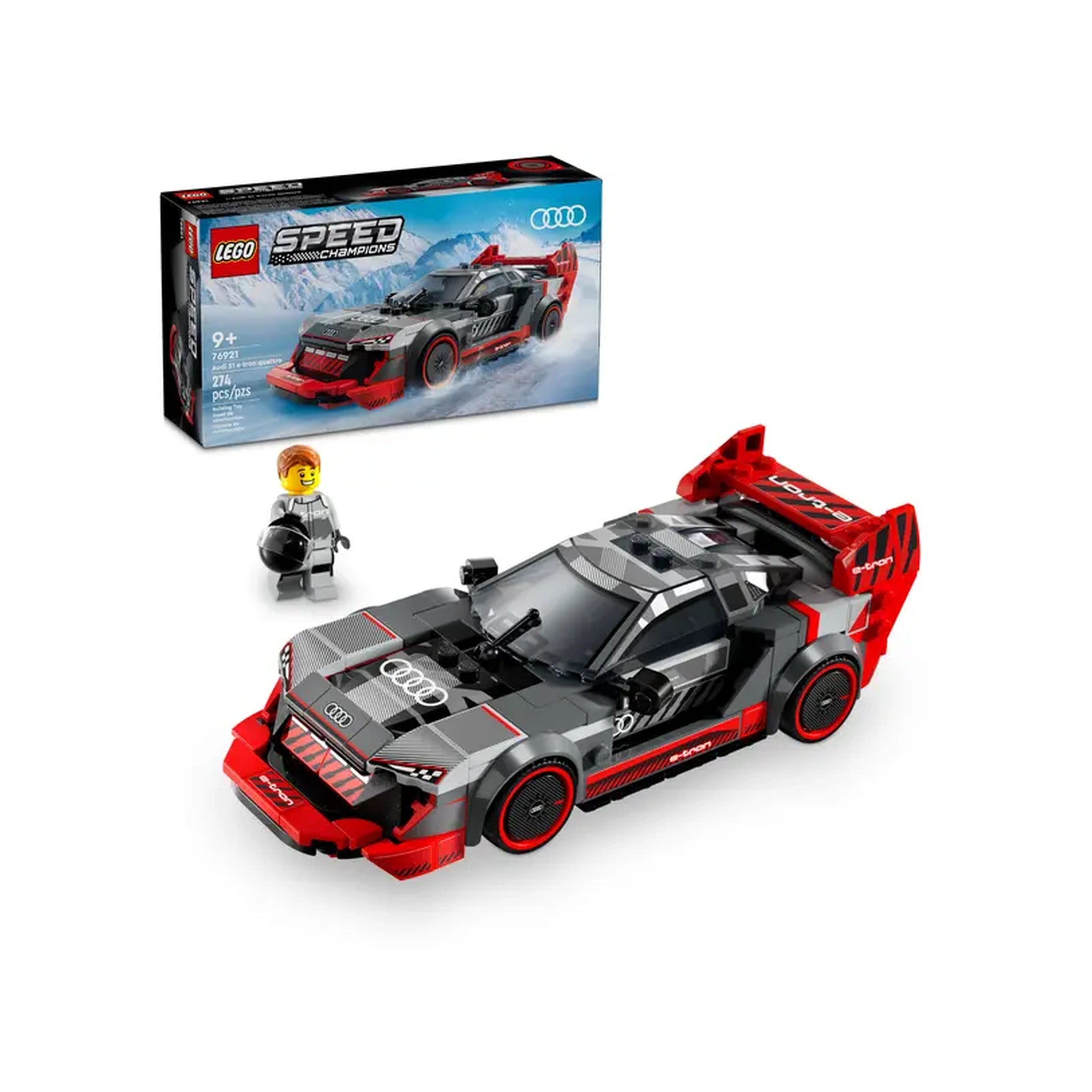 Lego - Speed Champions - Audi S1 e-tron quattro - Juguete de Set de Construcción