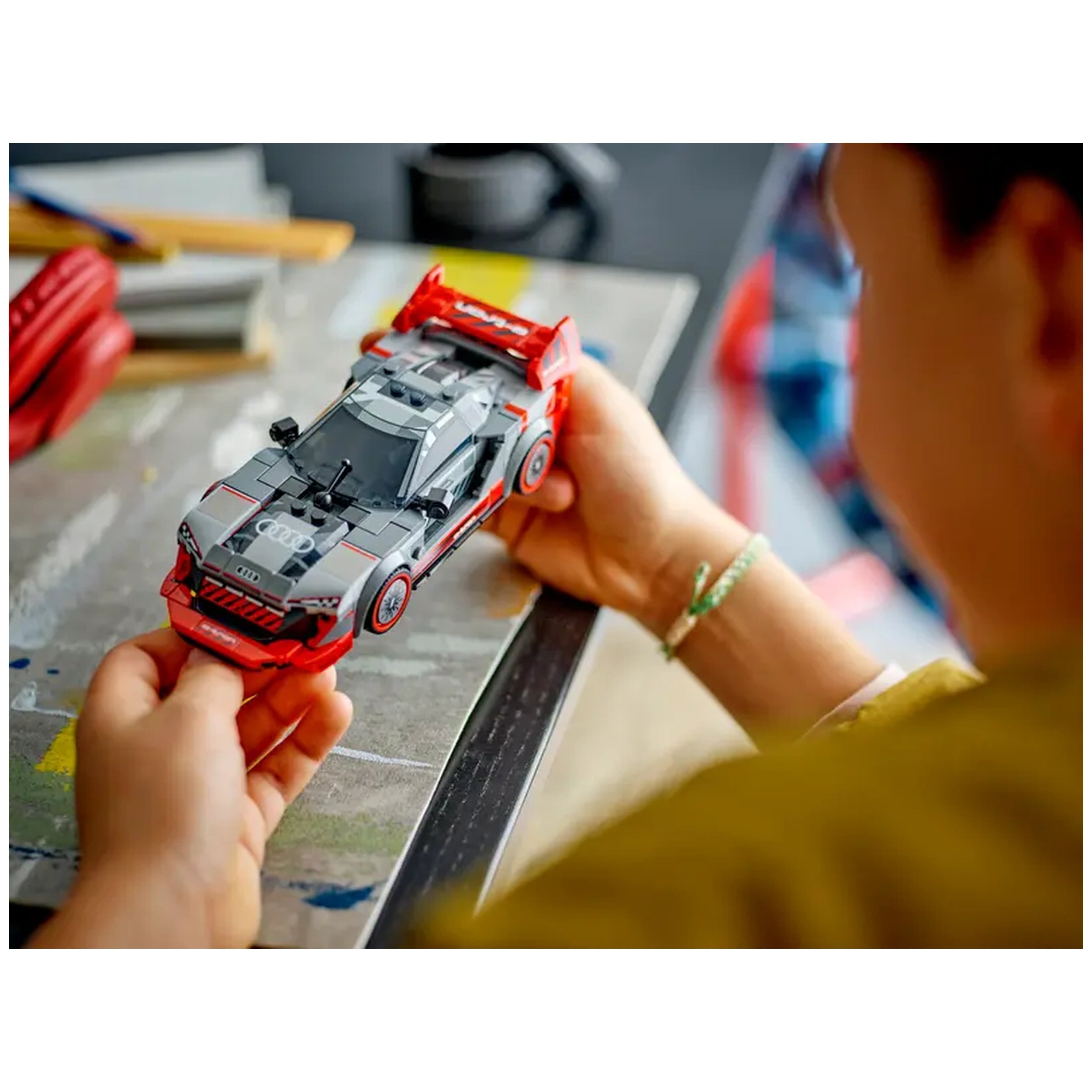 Lego - Speed Champions - Audi S1 e-tron quattro - Juguete de Set de Construcción