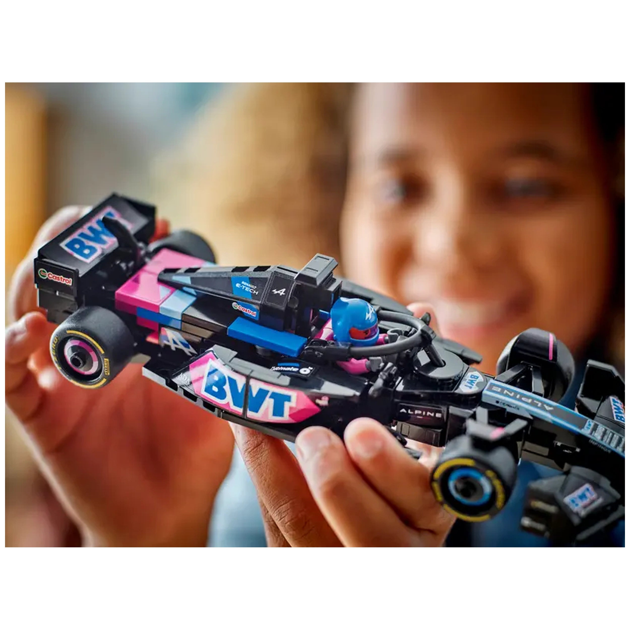 Lego - Speed Champions - BWT Alpine F1 Team A524 Coche de Carreras - Set de Construcción Juguetes