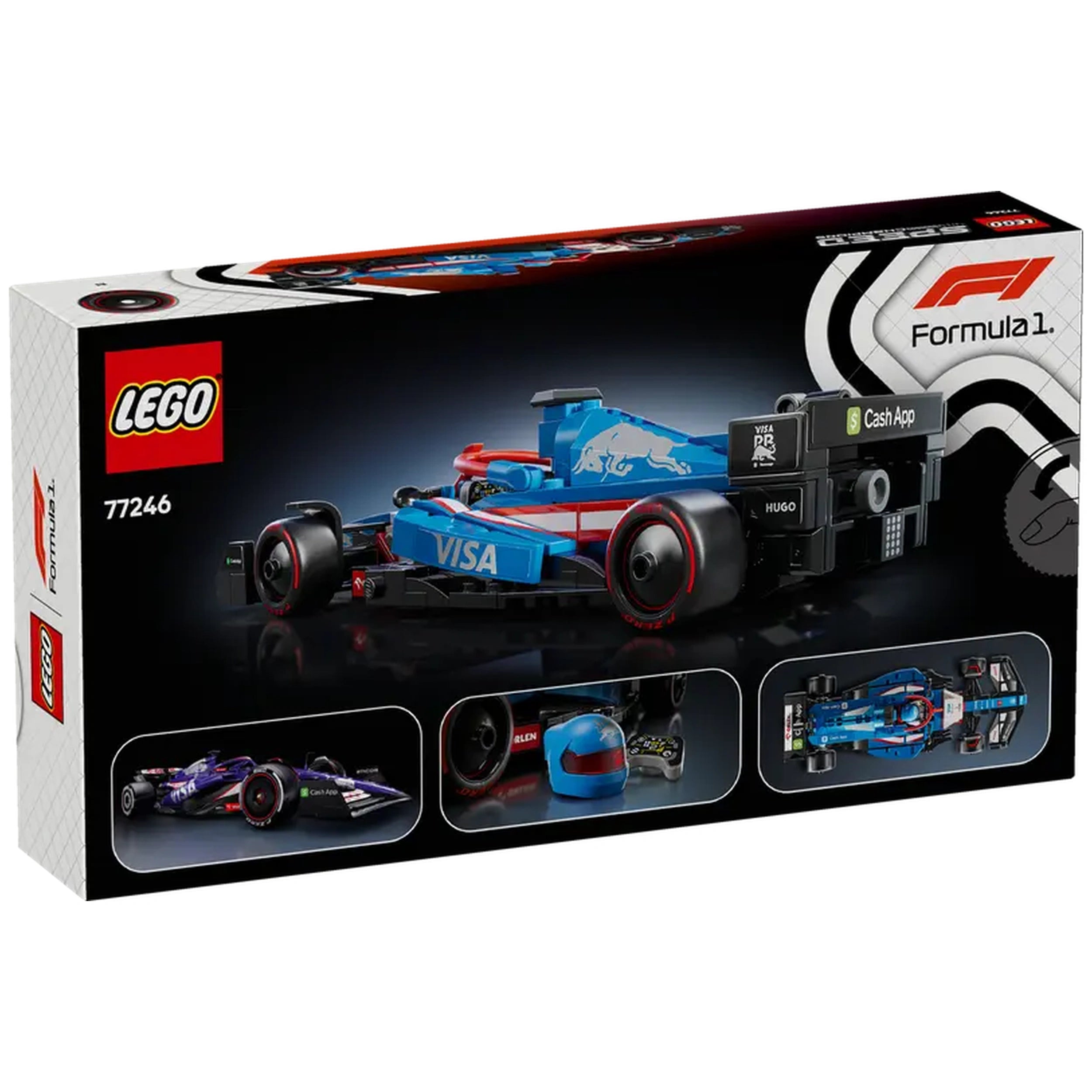 Lego - Speed Champions - Visa Cash App VCARB 01 Coche de Carreras F1 - Juguetes de Construcción