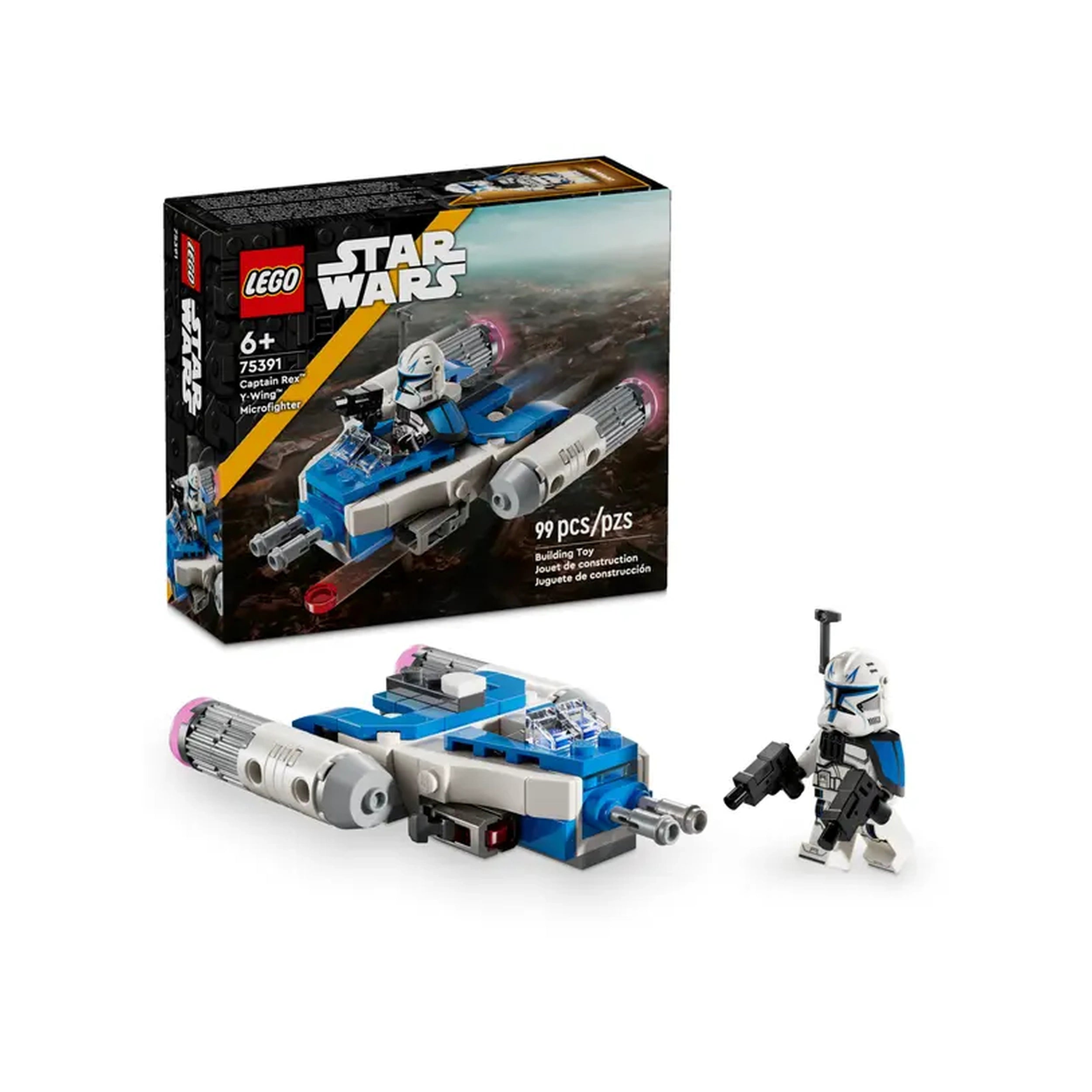 Lego - Star Wars - Captain Rex Y-wing Microfighter - Construction Set Toys