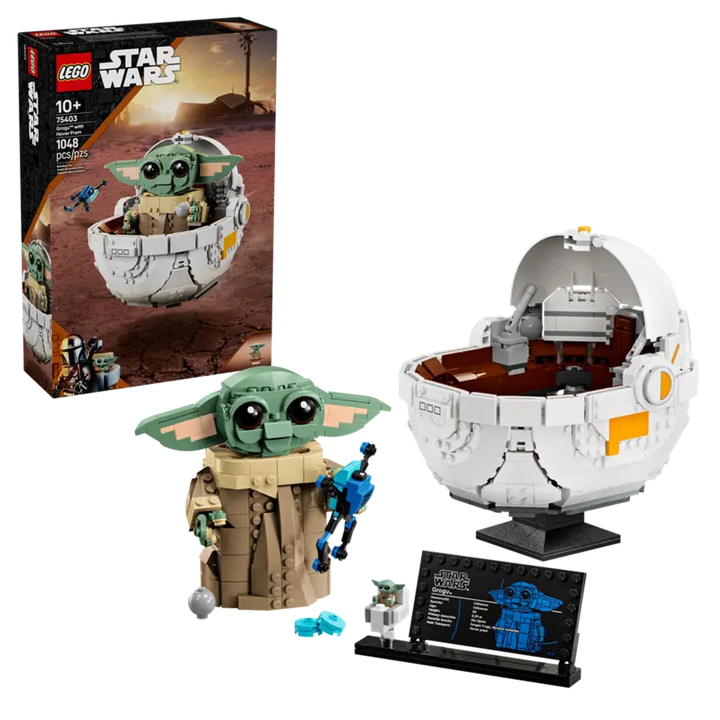 Lego - Star Wars - Grogu with Hover Pram - Construction Set Toys