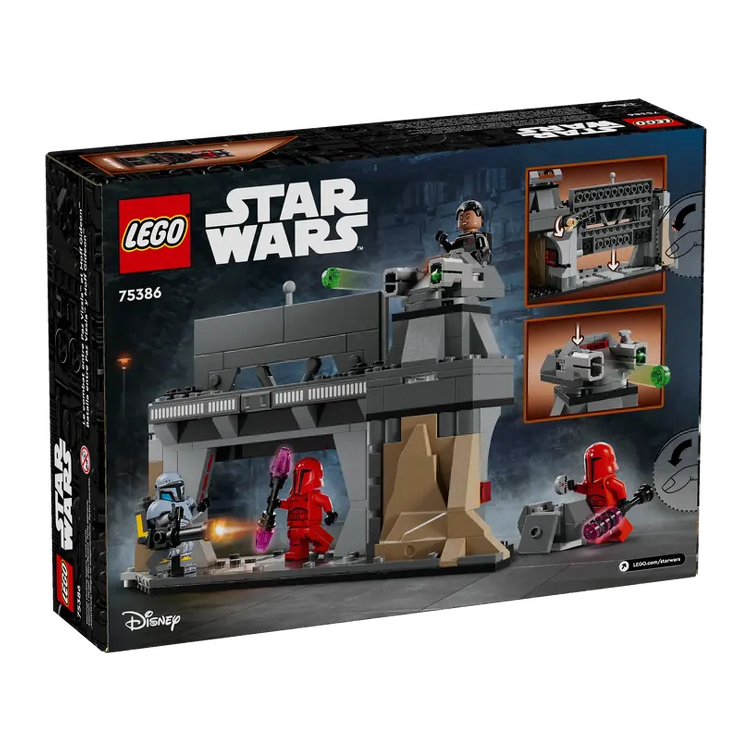 Lego - Star Wars - Batalla de Paz Vizsla y Moff Gideon - Juguetes de Set de Construcción