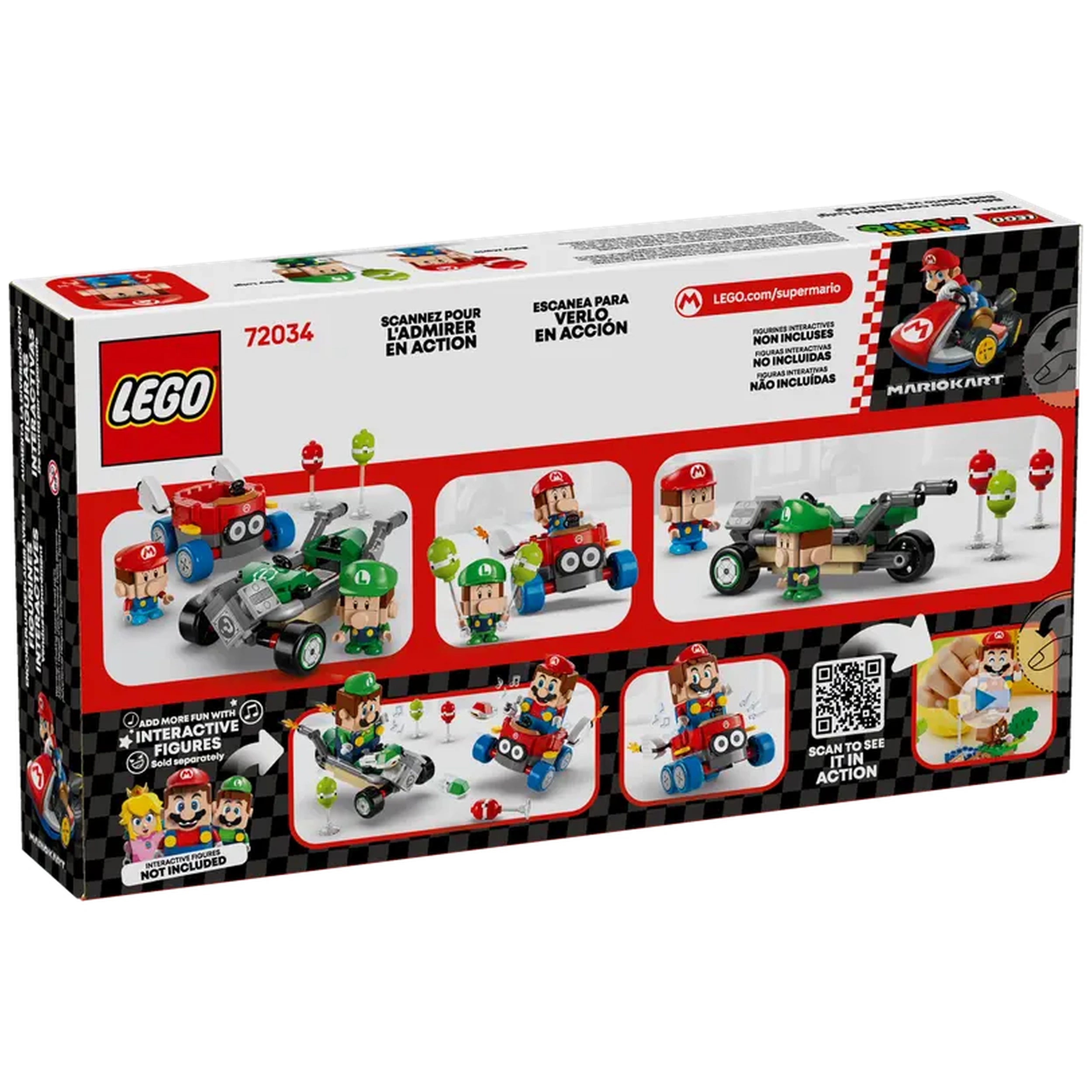 Lego - Super Mario - Baby Mario vs. Baby Luigi - Juguetes de Set de Construcción