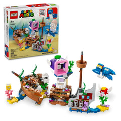 Lego - Super Mario - Dorrie's Sunken Shipwreck Adventure - Construction Set Toys