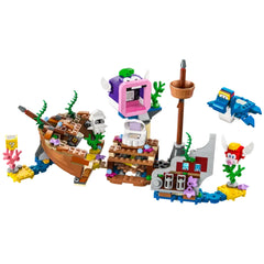 Lego - Super Mario - Dorrie's Sunken Shipwreck Adventure - Construction Set Toys