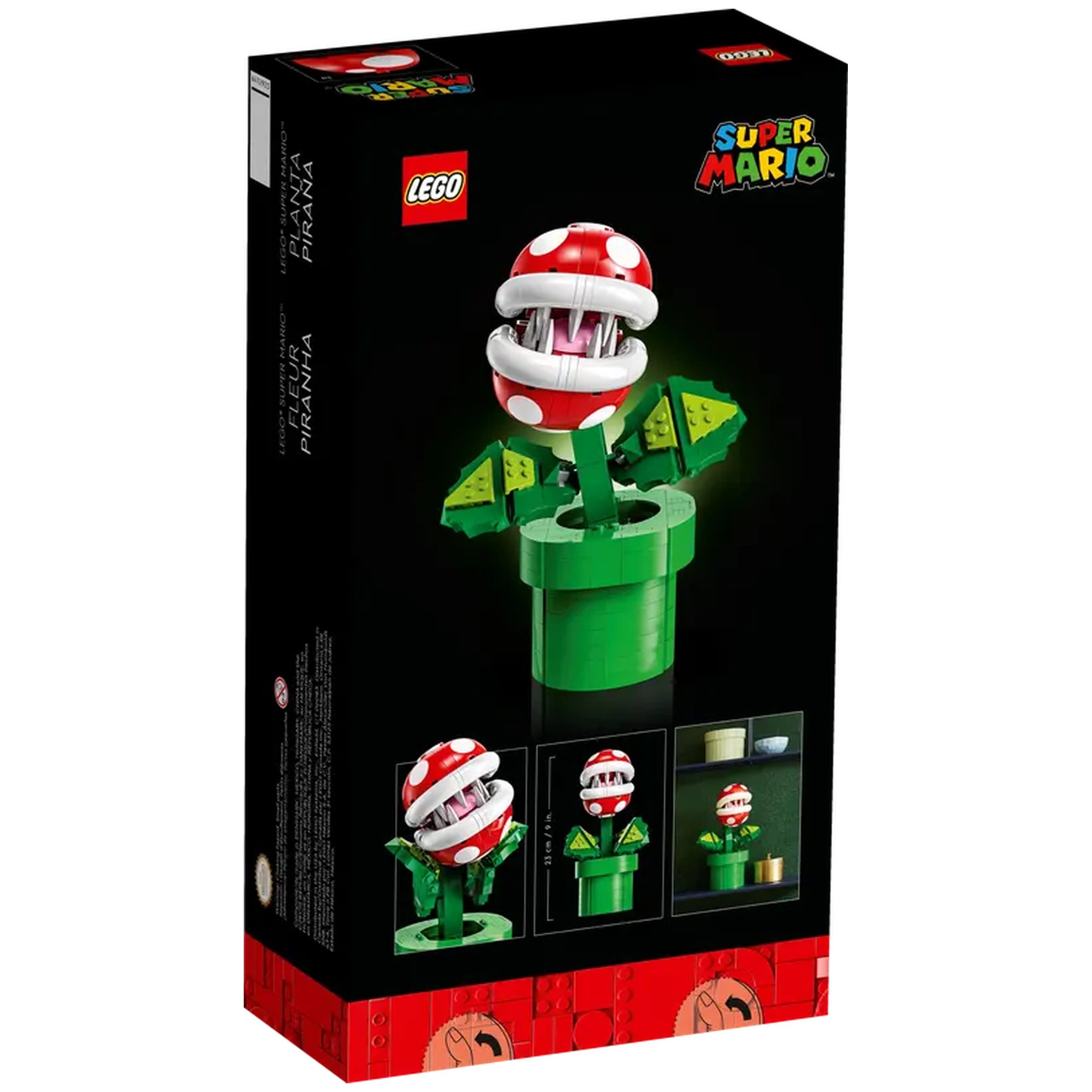 Lego - Super Mario - Set de Construcción de la Planta Piraña - Juguetes
