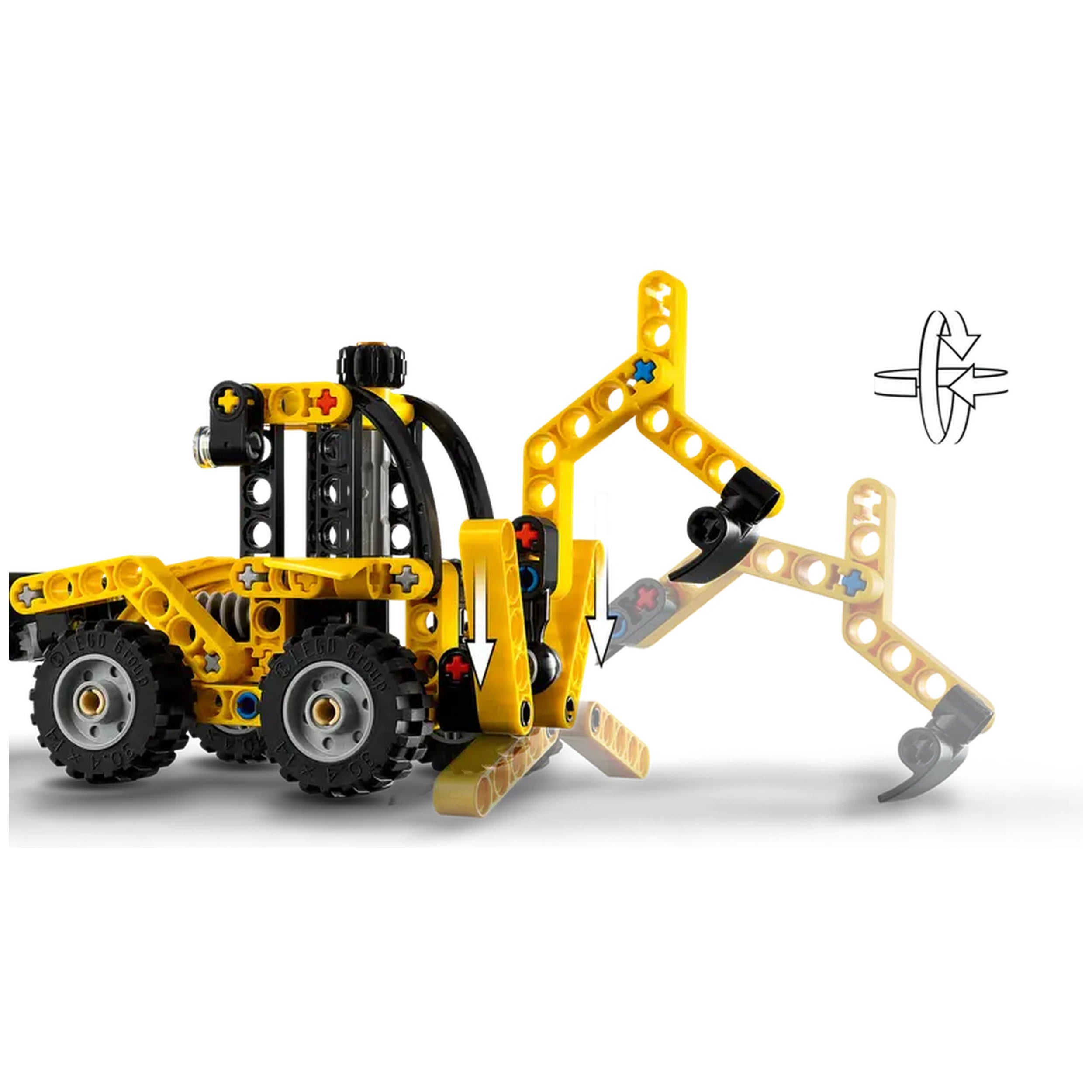 Lego - Technic - Backhoe Loader - Construction Set Toys