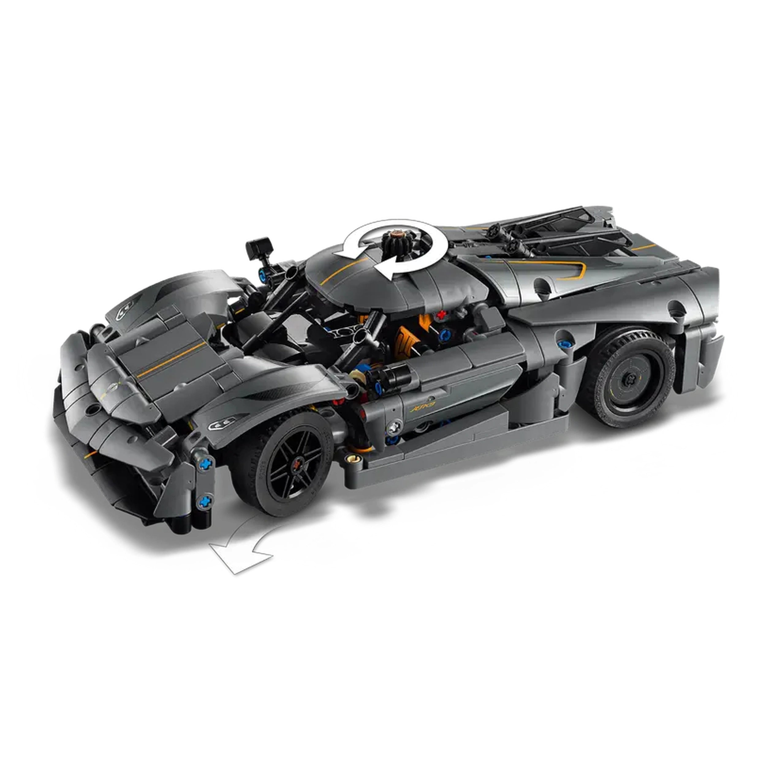 Lego - Technic - Koenigsegg Jesko Absolut Hypercar Gris - Set de Construcción Juguetes