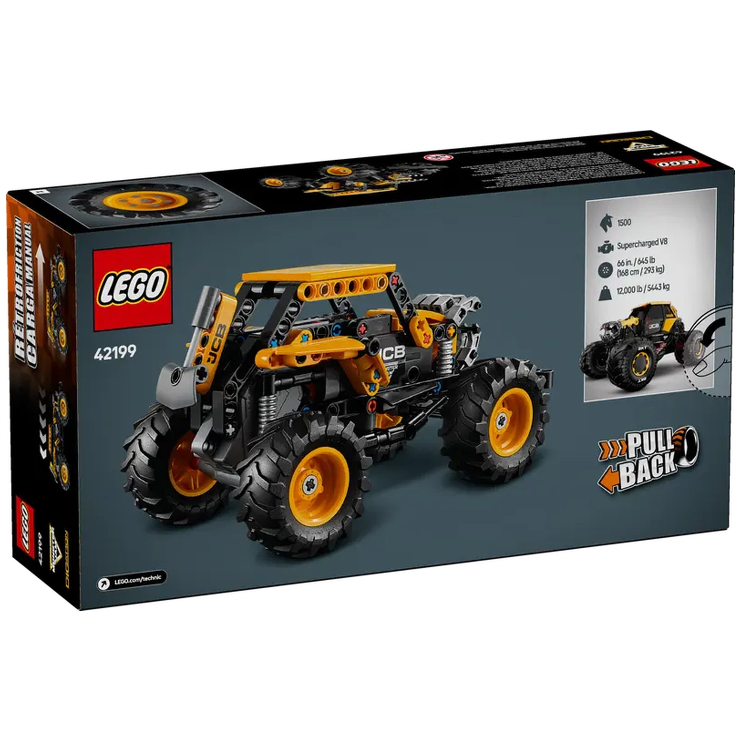 Lego - Technic - Monster Jam DIGatron Pull-Back - Construction Set Toys