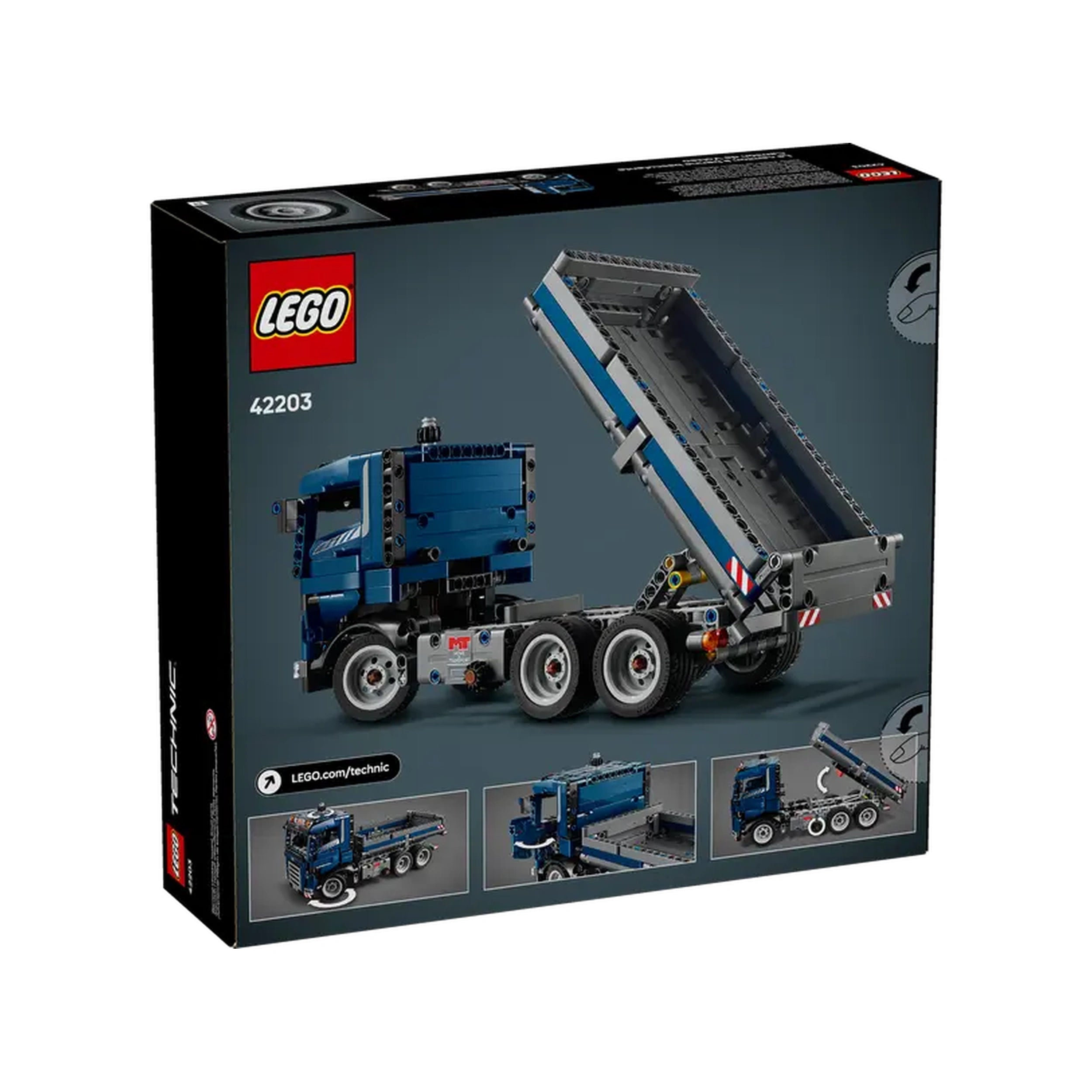 Lego - Technic - Camión Volcador - Juguetes de Construcción