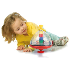 Lena - Trompo - Ferrocarril Rotatorio 19 cm - Juguetes de Actividad para Bebés