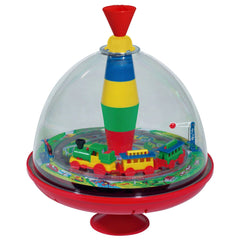 Lena - Trompo - Ferrocarril Rotatorio 19 cm - Juguetes de Actividad para Bebés