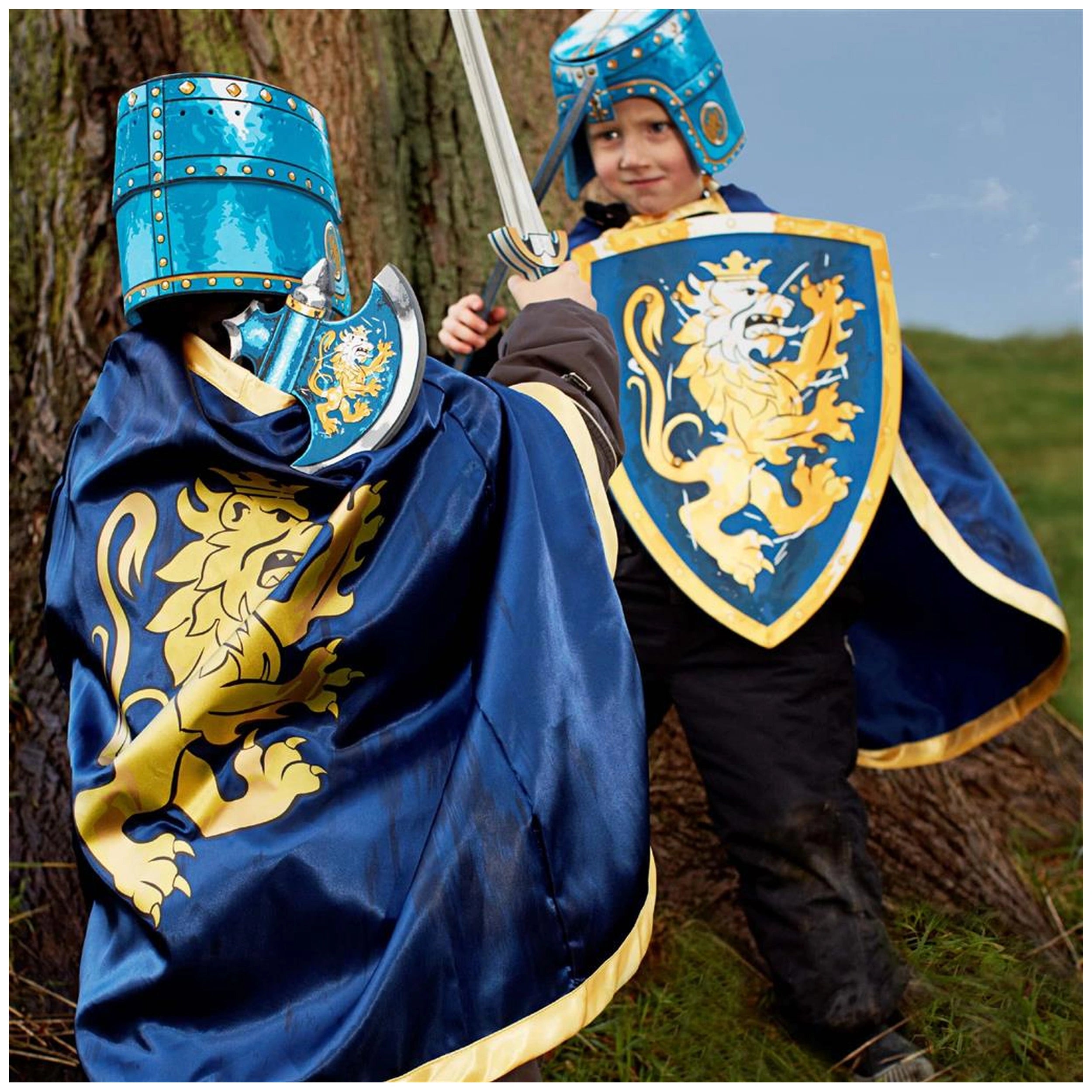 Liontouch - Knight Shield · Blue - The Noble Knight Line - Pretend Professions & Role Playing