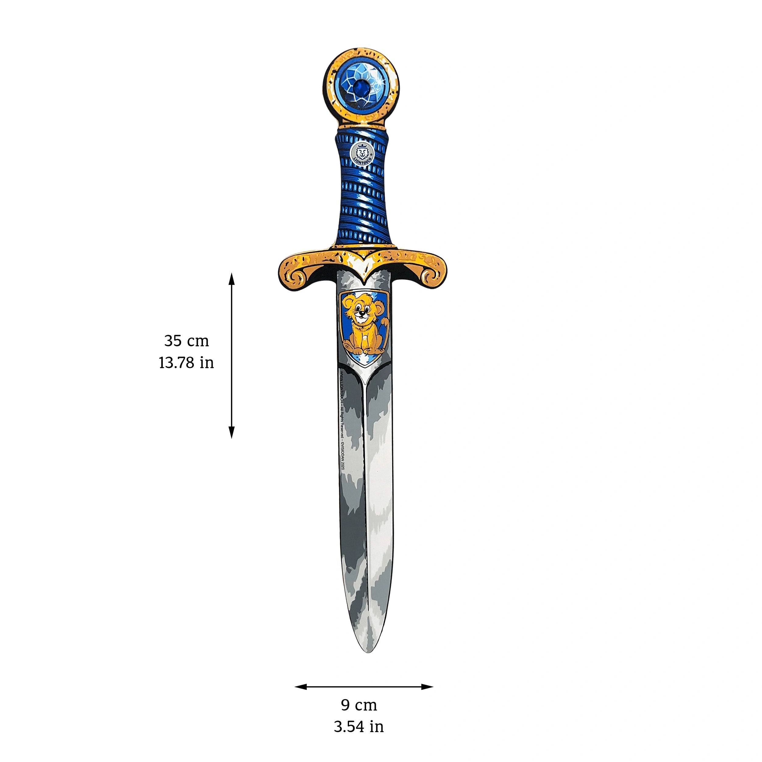Liontouch - Mini espada león · Azul - La línea Mini León - Profesiones de juego de rol y simulación