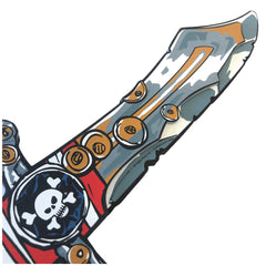 Liontouch - Cuchillo Pirata - Raya Roja Pirata - Profesiones de Juego y Juego de Roles