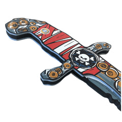 Liontouch - Cuchillo Pirata - Raya Roja Pirata - Profesiones de Juego y Juego de Roles