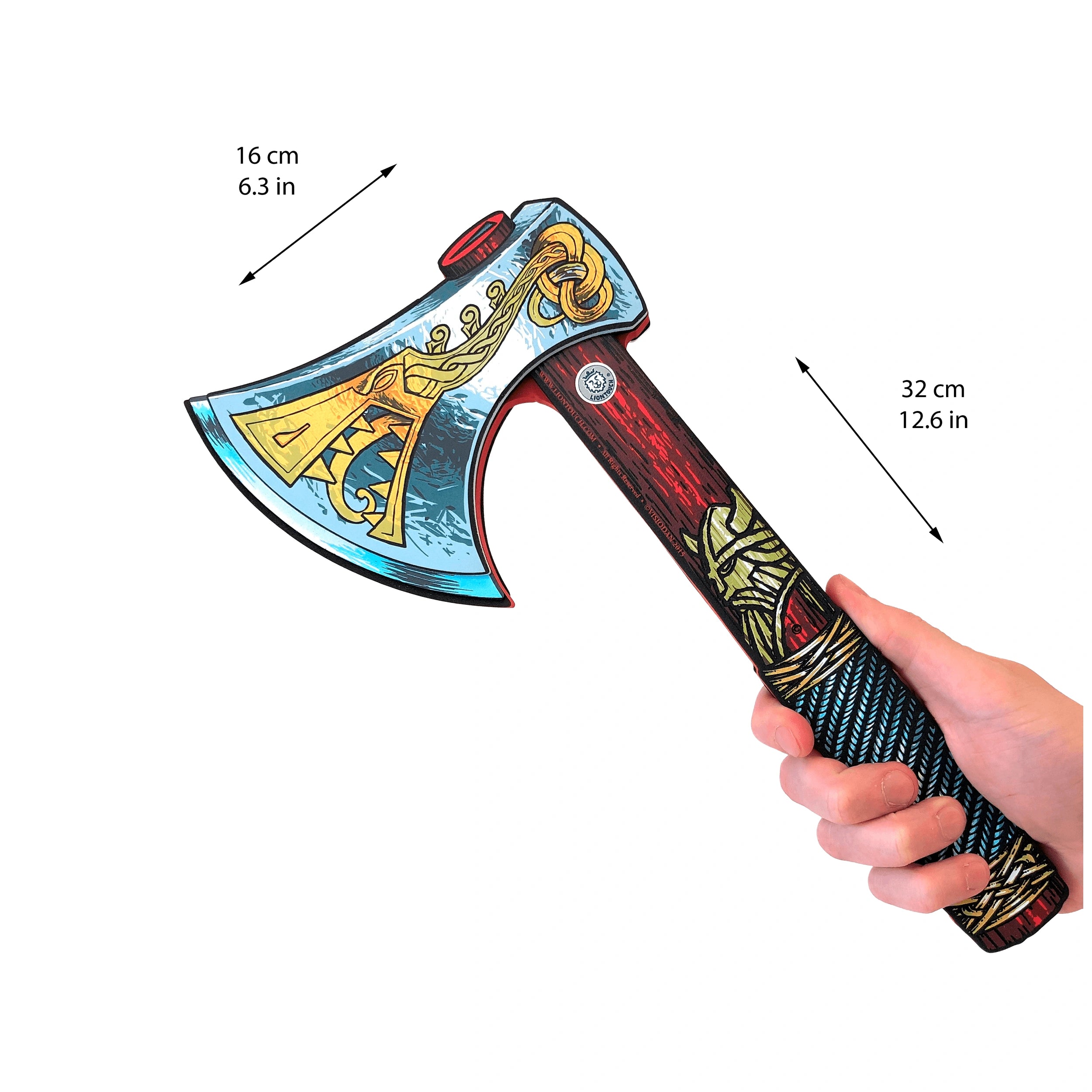 Liontouch - Viking Axe - Viking Chief Harald - Pretend Professions & Role Playing