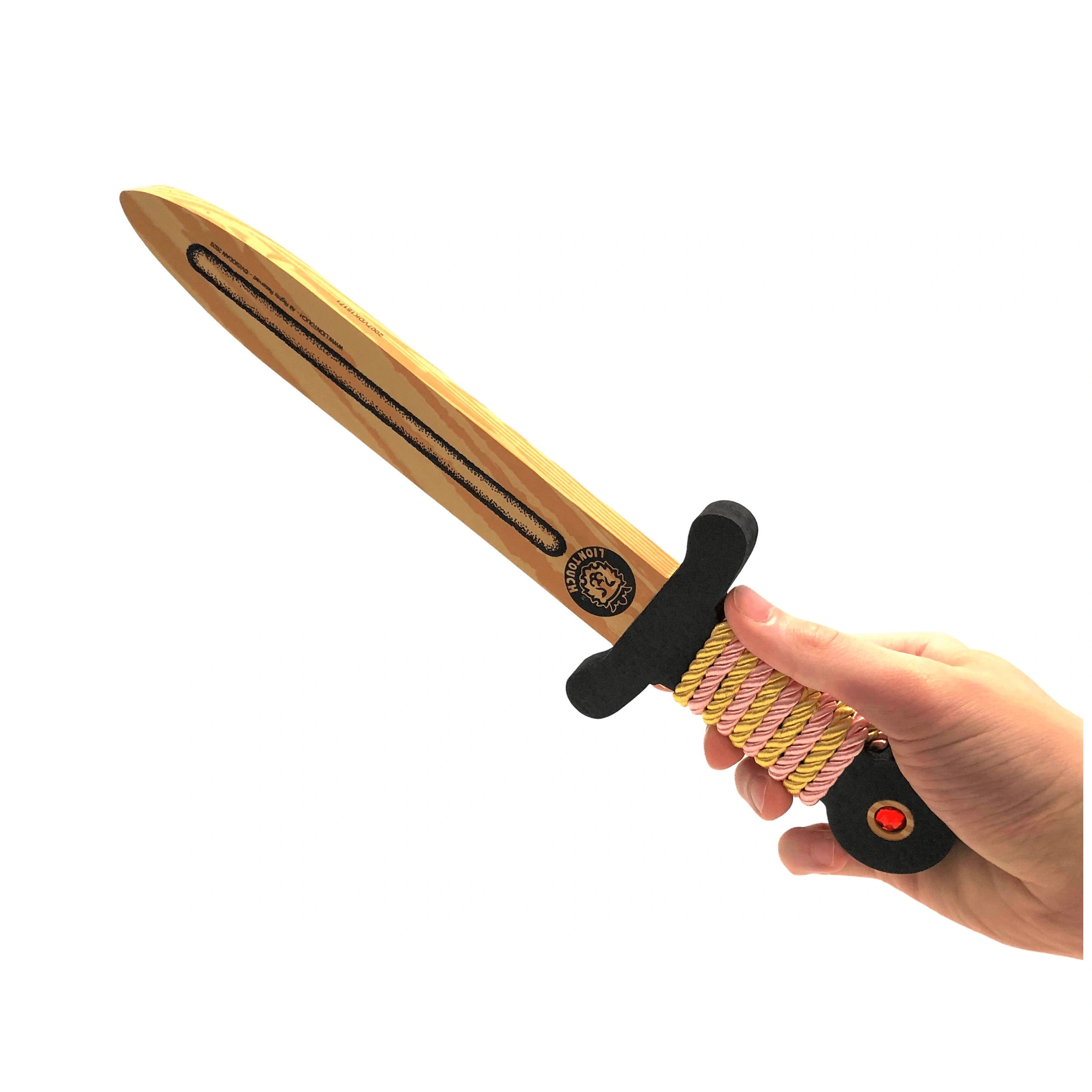 Liontouch - Espada Mini WoodyLion · Oro/Rosa - La Línea WoodyLion - Profesiones de Imaginación y Juego de Roles