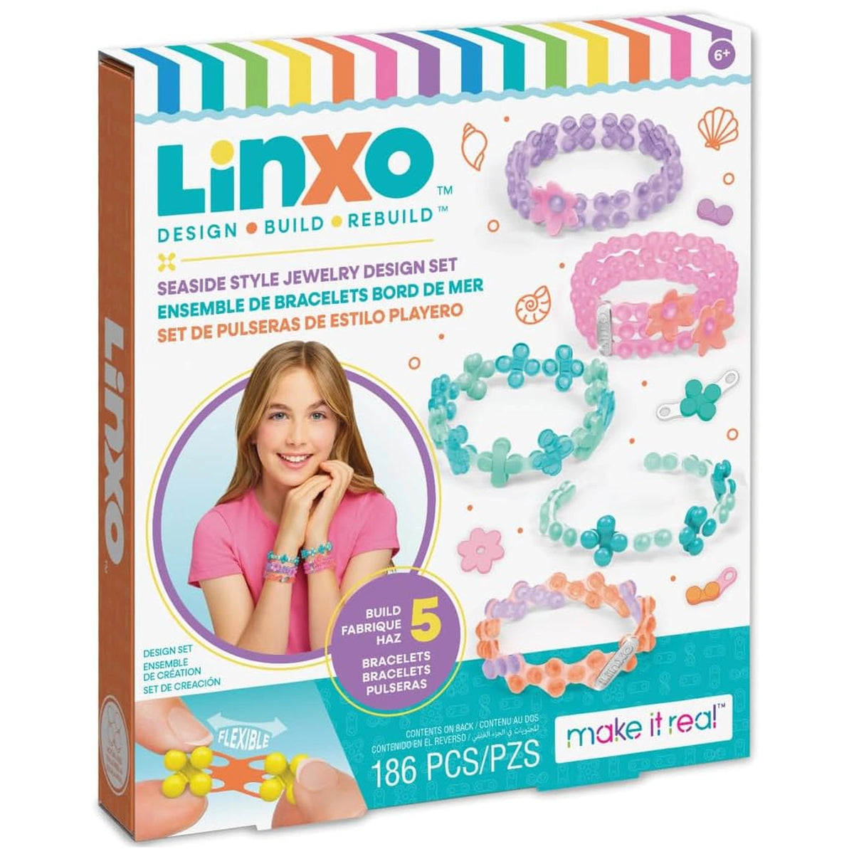MAKE IT REAL - LINXO Seaside Jewelry Design Set - Arts and Crafts