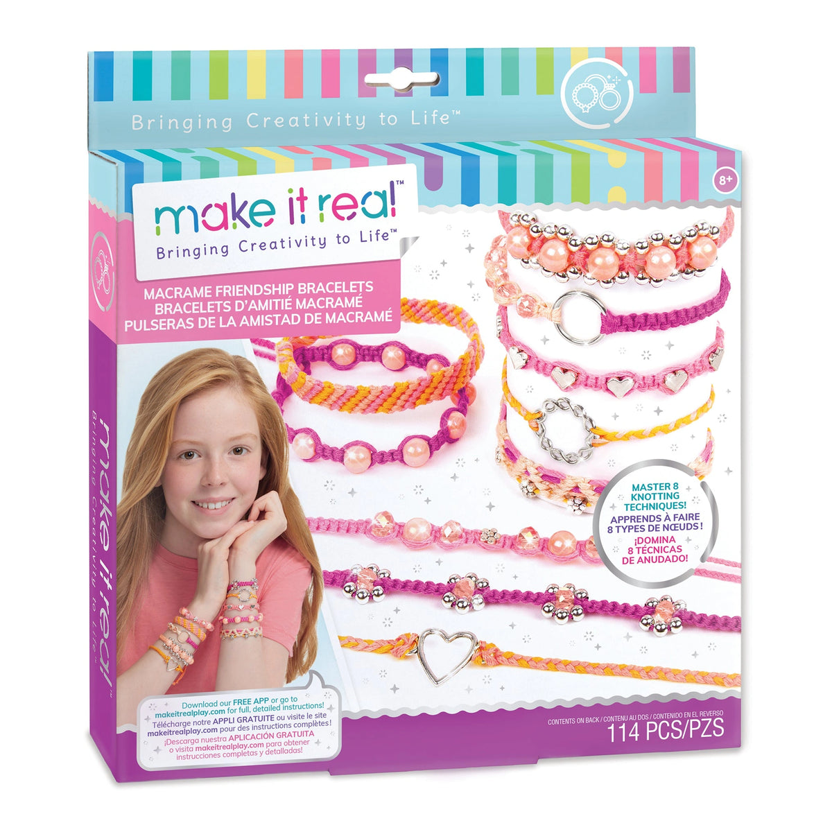 MAKE IT REAL - Pulseras de Amistad de Macramé - Artes y Manualidades