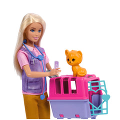 MATTEL - Barbie - Juego de Rescate y Liberación de Animales - Muñecas, Juegos de Juego y Figuras de Juguete