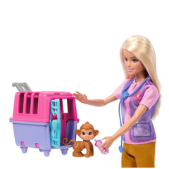 MATTEL - Barbie - Juego de Rescate y Liberación de Animales - Muñecas, Juegos de Juego y Figuras de Juguete