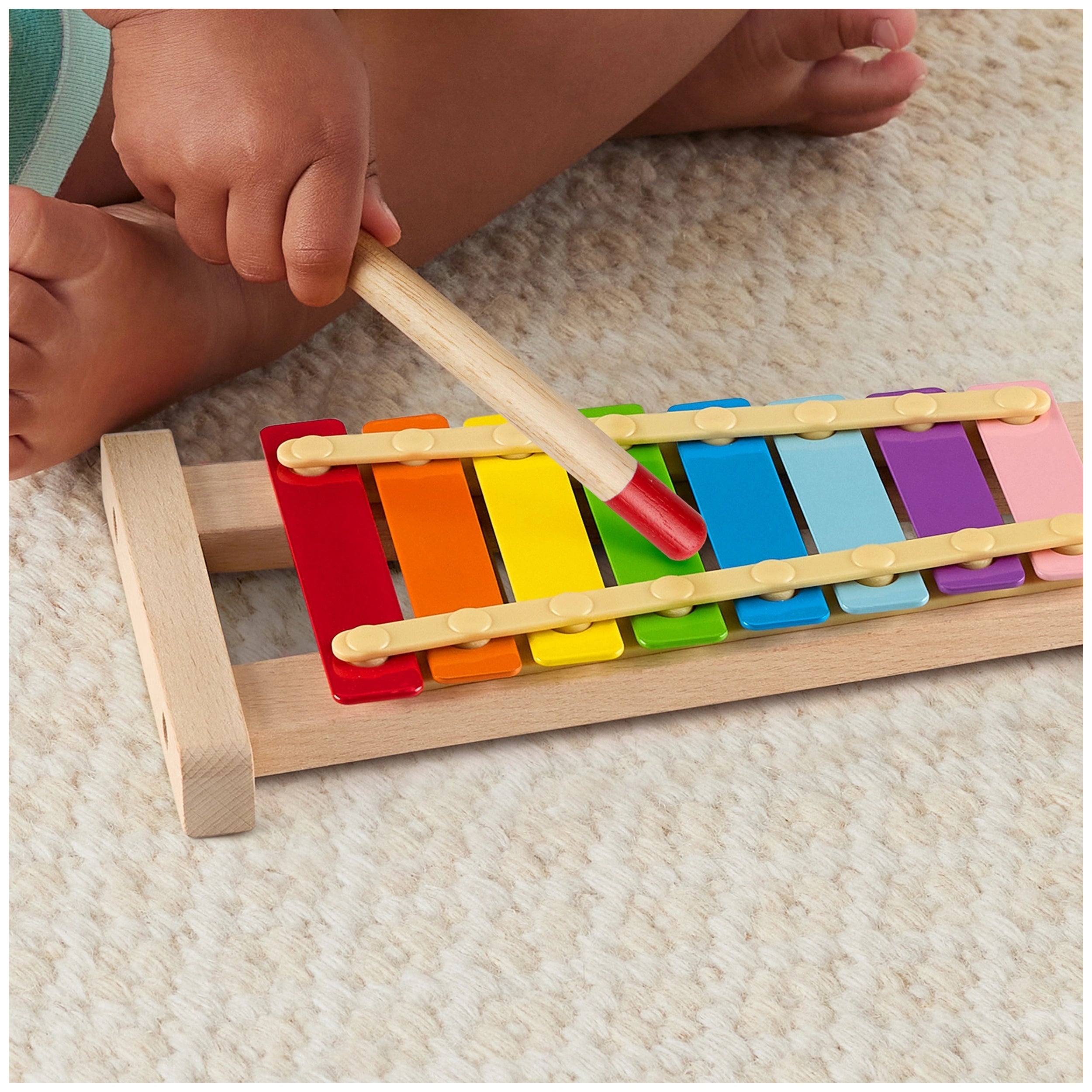 MATTEL - Fisher-Price - Xilófono de Madera - Instrumentos Musicales
