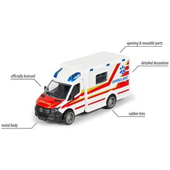 Majorette - Ambulancia Mercedes-Benz Sprinter - Vehículos de Juego