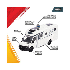 Majorette - Play Vehicles - Hymer B-Class Camper - 19cm - 3 Years - Educational Play