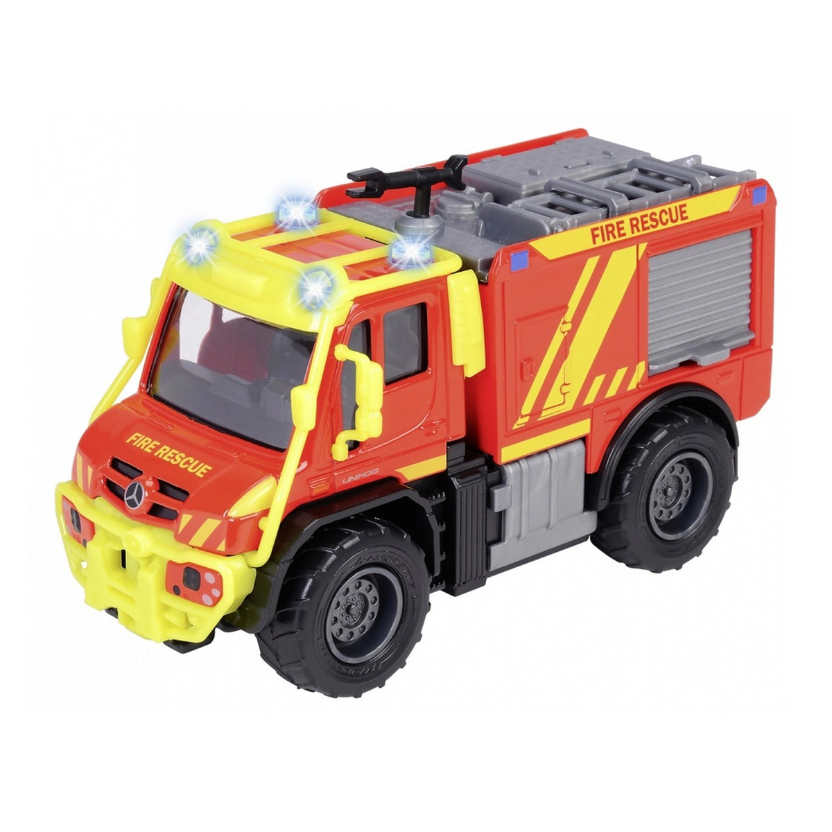 Majorette - Camión de Bomberos Unimog U530 - Vehículos de Juego