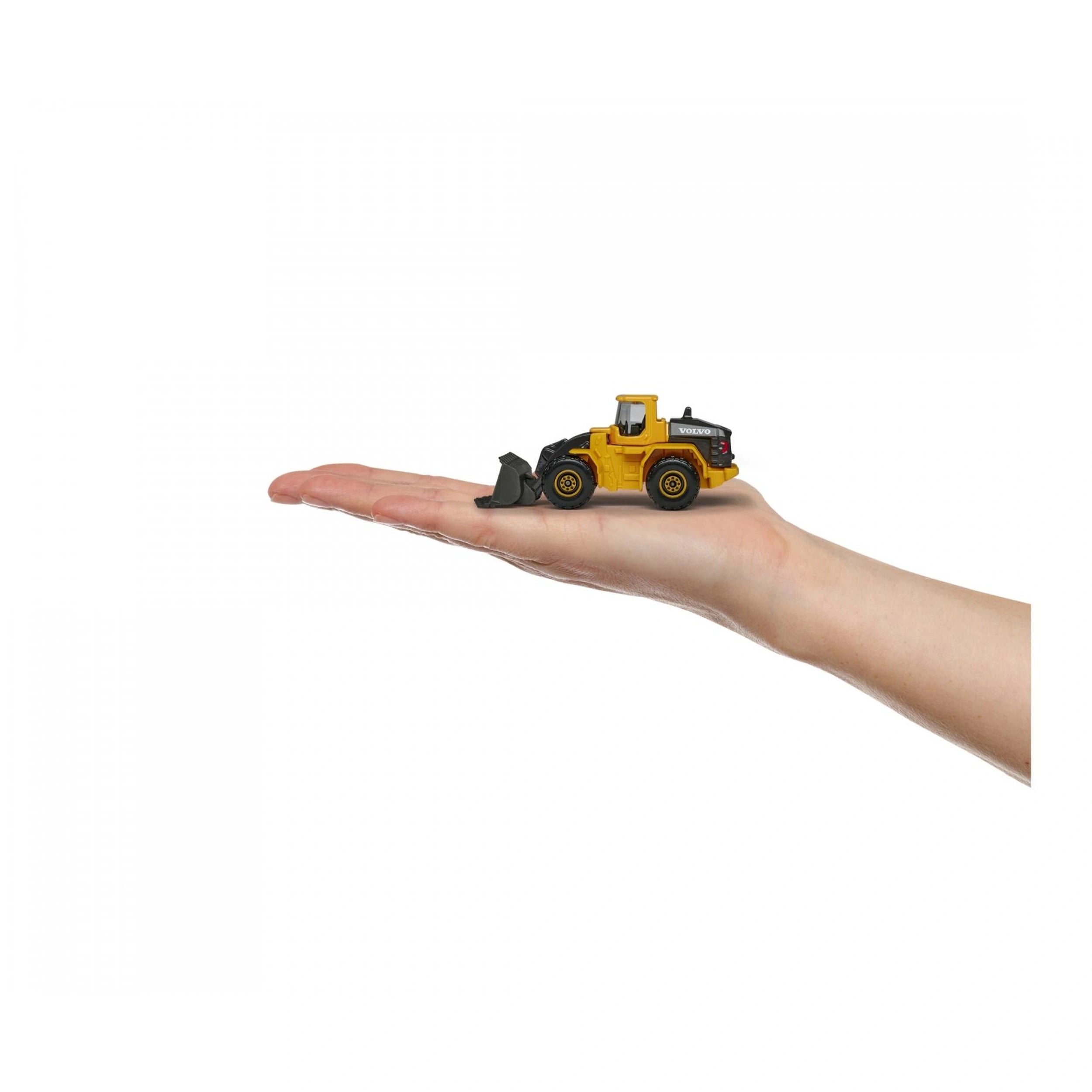 Majorette - Set de vehículos de construcción Volvo de 3 piezas - Vehículos de juego