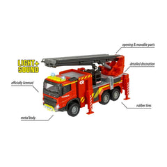 Majorette - Vehículos de Juego Camión de Bomberos Volvo