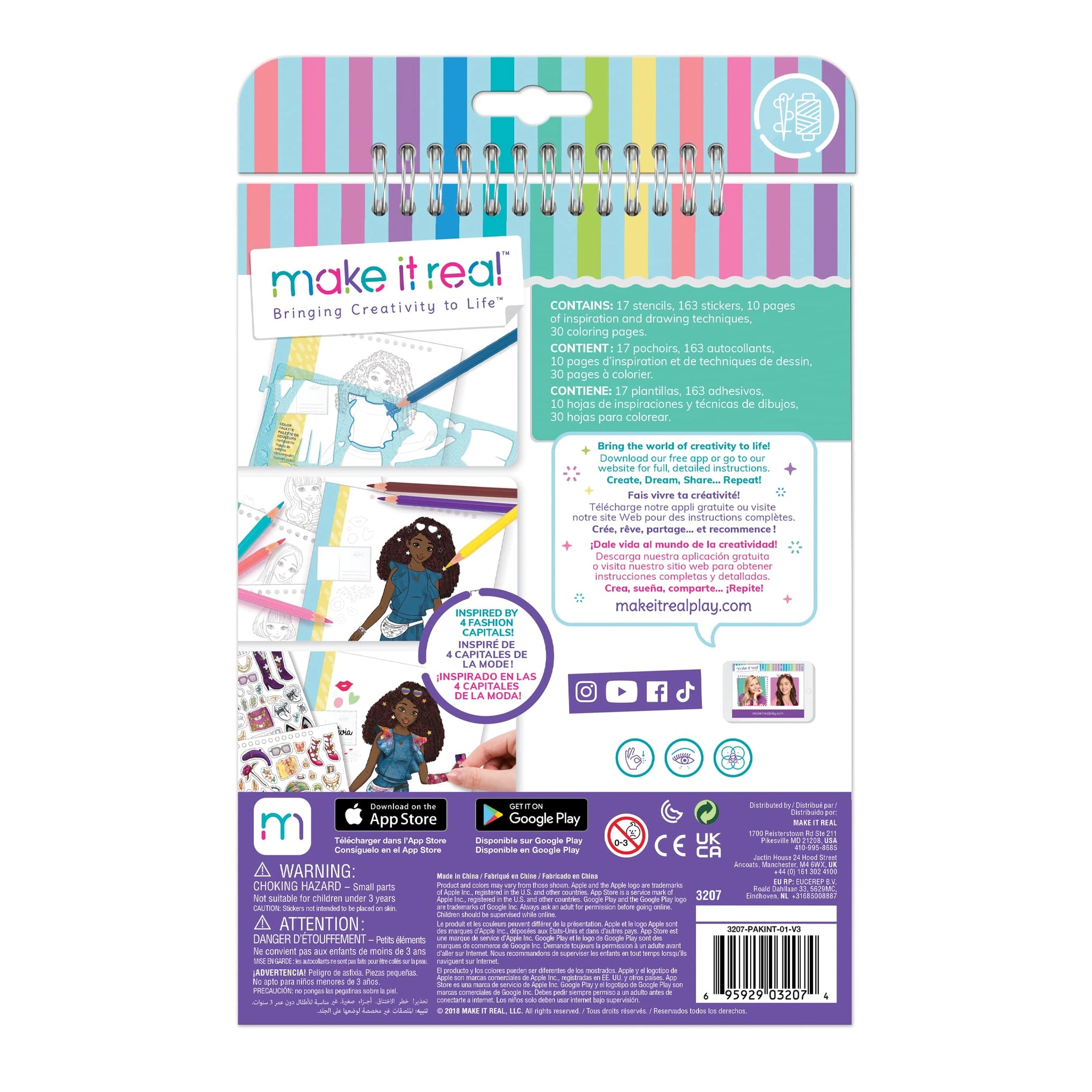 Make It Real - Fashion Design Sketchbook City Style - Arts & Crafts