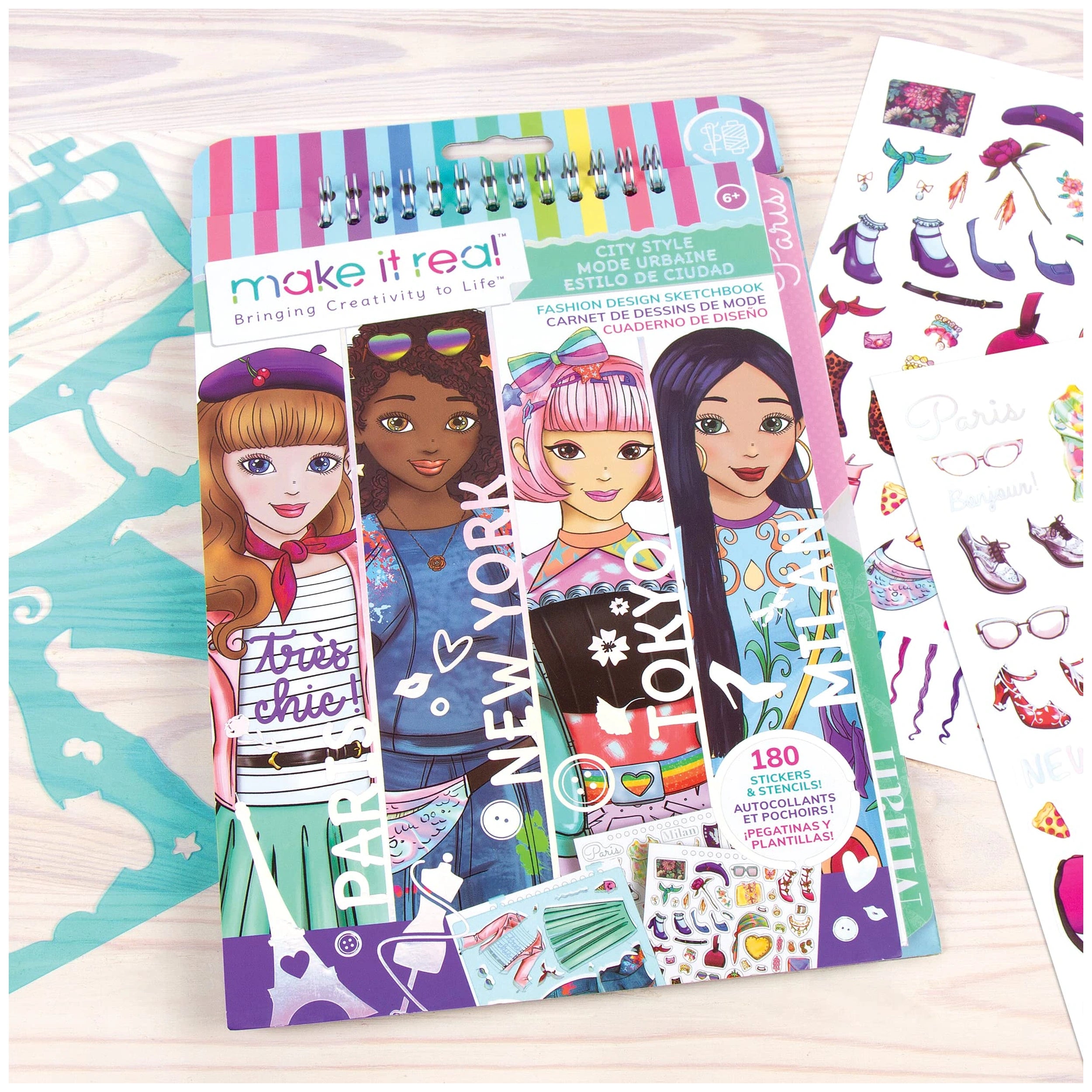 Make It Real - Fashion Design Sketchbook City Style - Arts & Crafts
