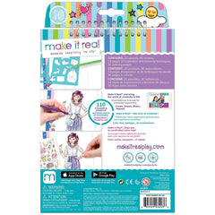 Make It Real - Fashion Design Sketchbook Digital Dream - Arts & Crafts