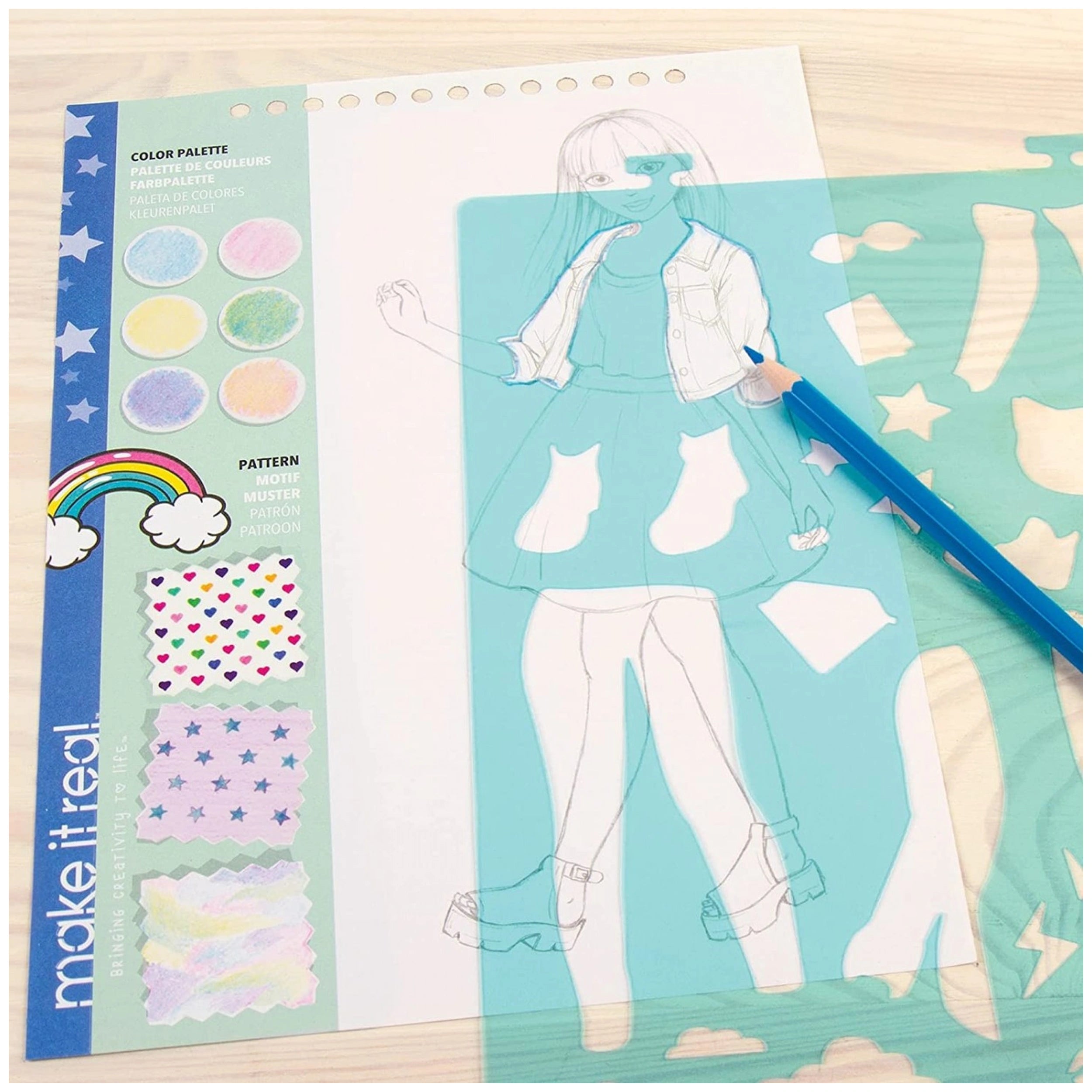 Make It Real - Fashion Design Sketchbook Digital Dream - Arts & Crafts