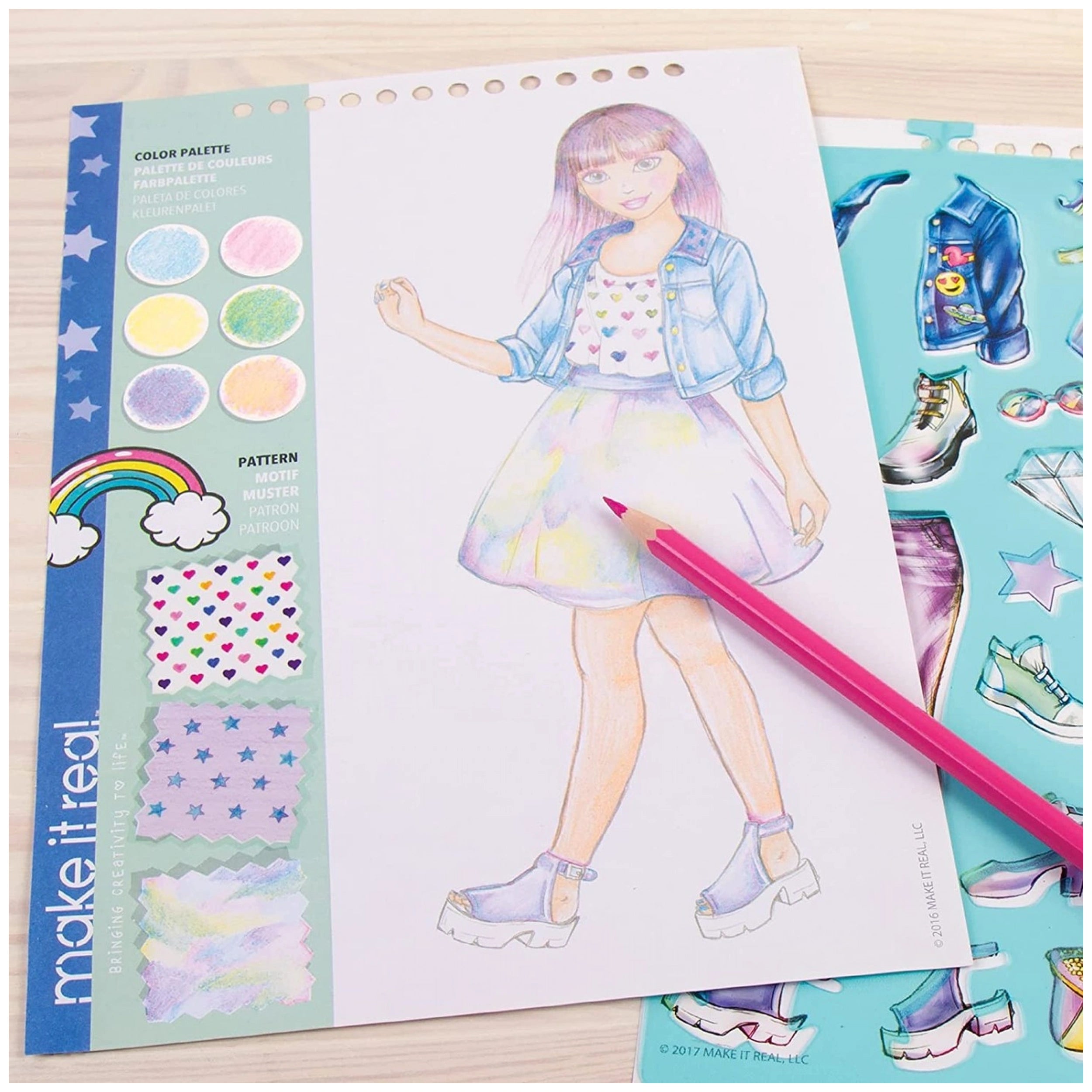 Make It Real - Fashion Design Sketchbook Digital Dream - Arts & Crafts