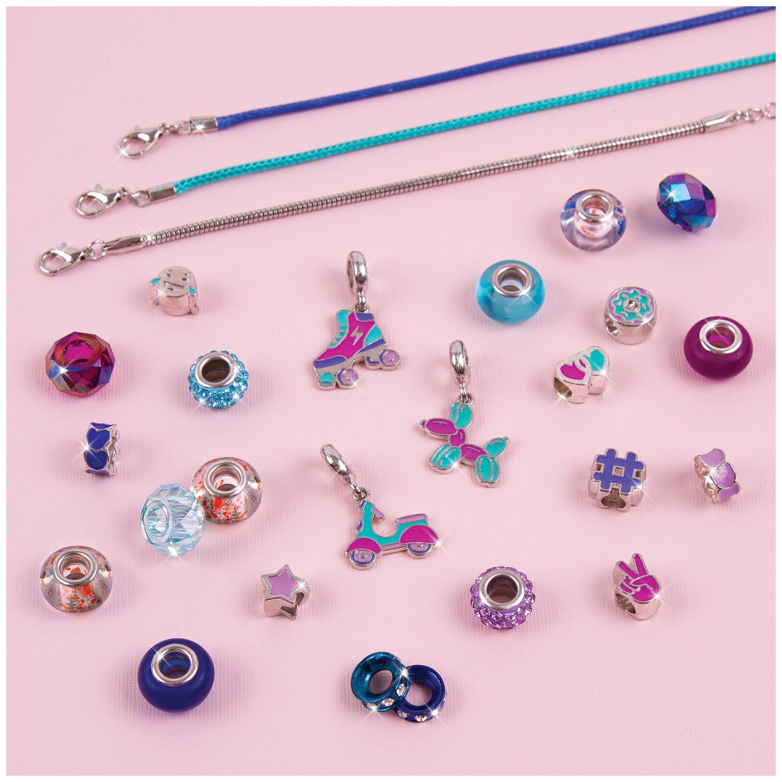 Make It Real - Halo Charms Bracelets True Blue - Arts & Crafts