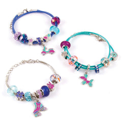 Make It Real - Halo Charms Bracelets True Blue - Arts & Crafts