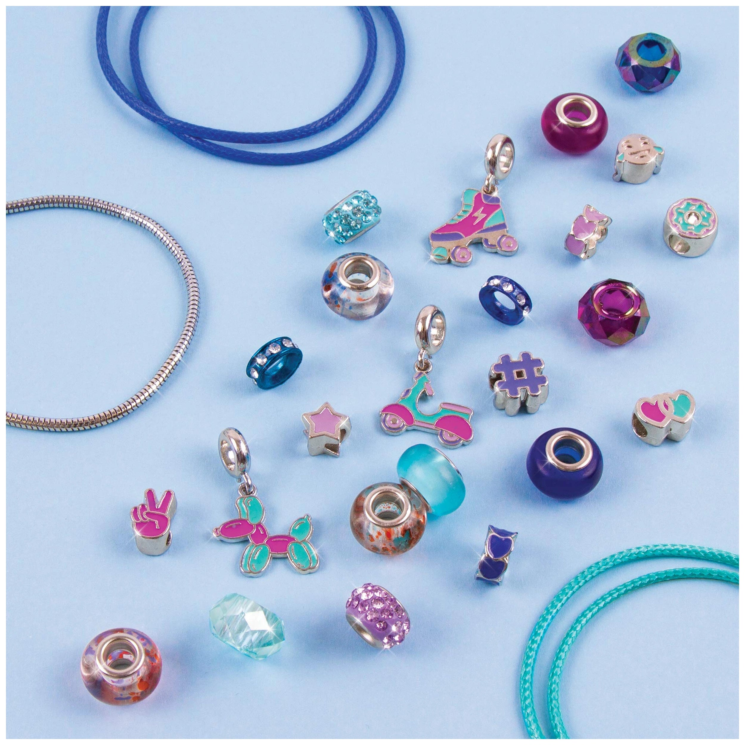 Make It Real - Halo Charms Bracelets True Blue - Arts & Crafts