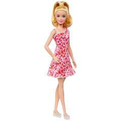 Mattel - Muñeca Barbie Básica Vestido Floral Rojo - Muñecas, Juegos de Juego y Figuras de Juguete