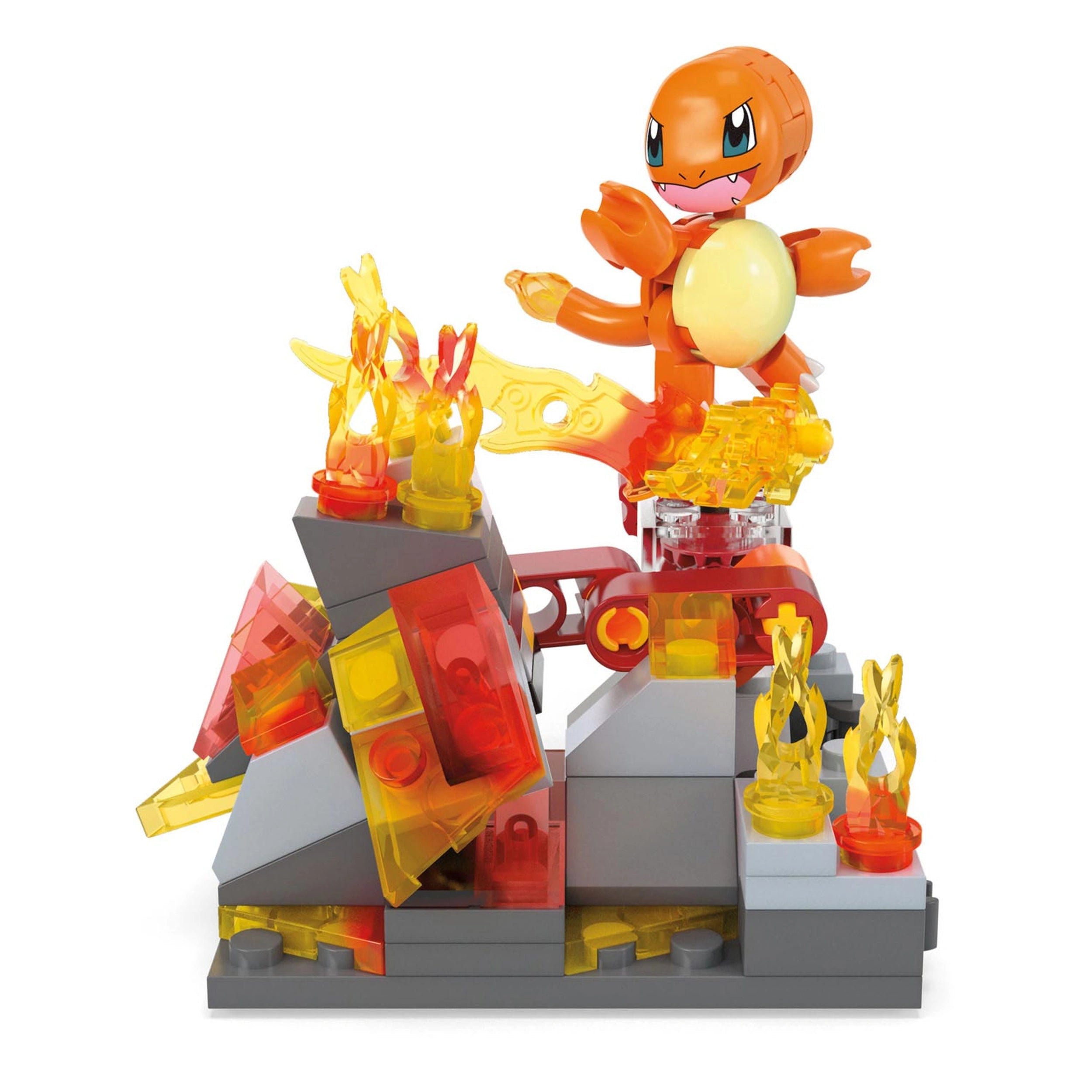 Mattel - MEGA Construx Pokémon Charmanders Fire-type Spin - Construction Set Toys