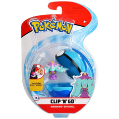 JAZWARES - Figura Clip N Go de Pokémon y Poké Ball - Figuras de Acción y Juguetes