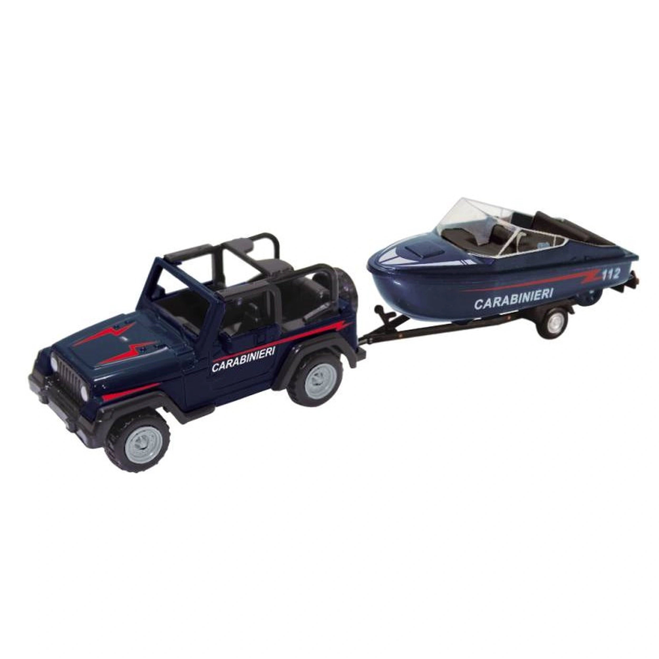 Mondo - Helicopter & Car Scecurity Team Italia 1:64 - Play Vehicles