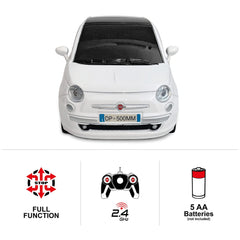 Mondo - Nuevo Fiat 500 Control Remoto 2.4 GHz Función Completa - Vehículos de Juego