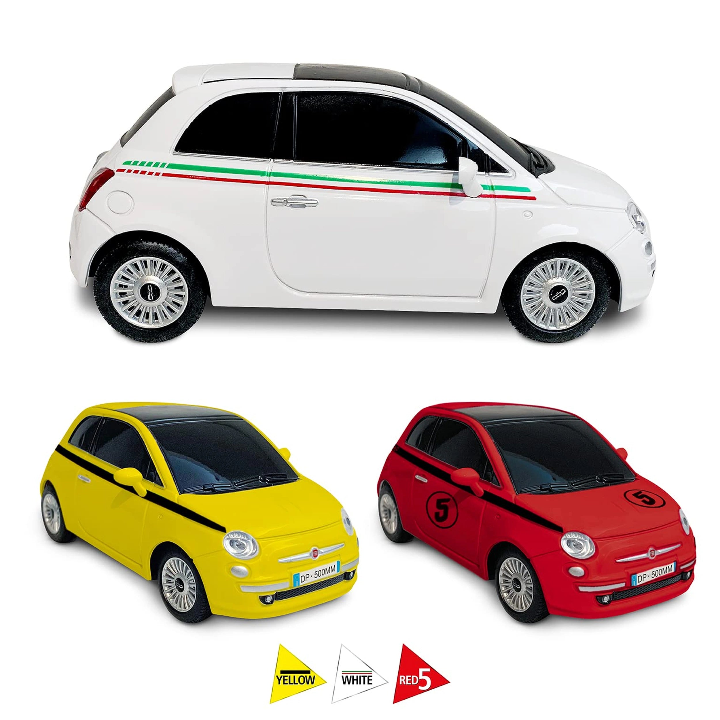 Mondo - Nuevo Fiat 500 Control Remoto 2.4 GHz Función Completa - Vehículos de Juego