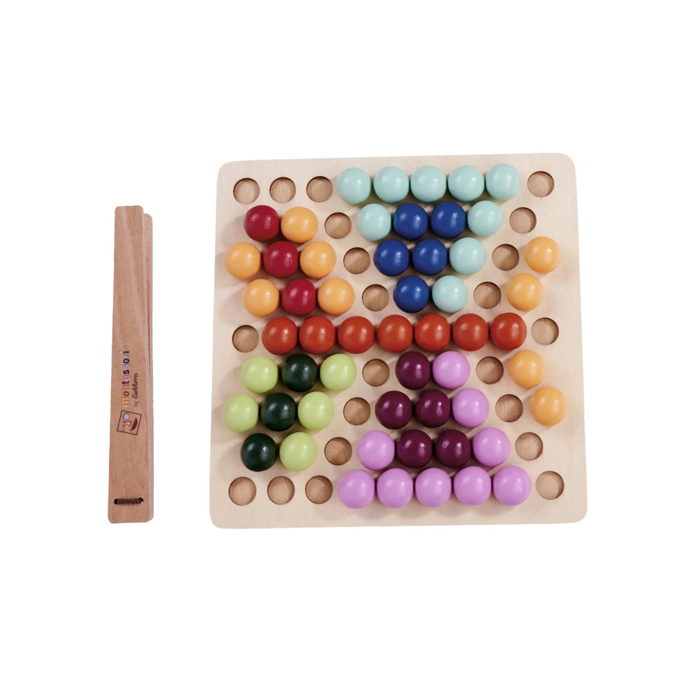 SIMBA - Montessori by Eichhorn Juego de Perlas Clasificadoras - Juguetes Educativos - 4 Años - 58701324