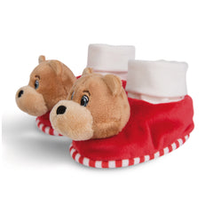 NICI - Botas de bebé con sonajero FC Bayern Munich Oso Berni - Juguetes de actividad para bebés