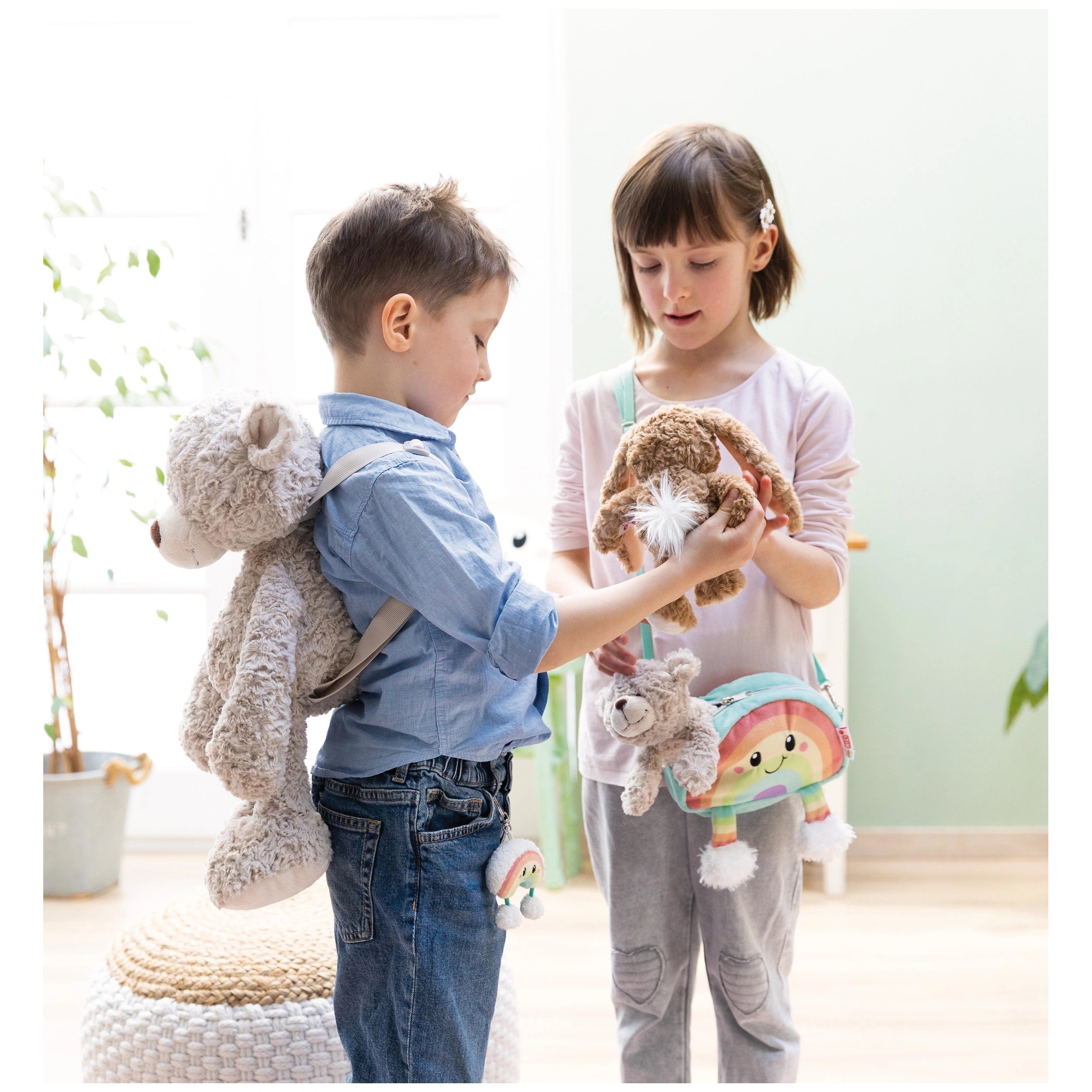 NICI - Backpack Bear Finni - Baby Activity Toys